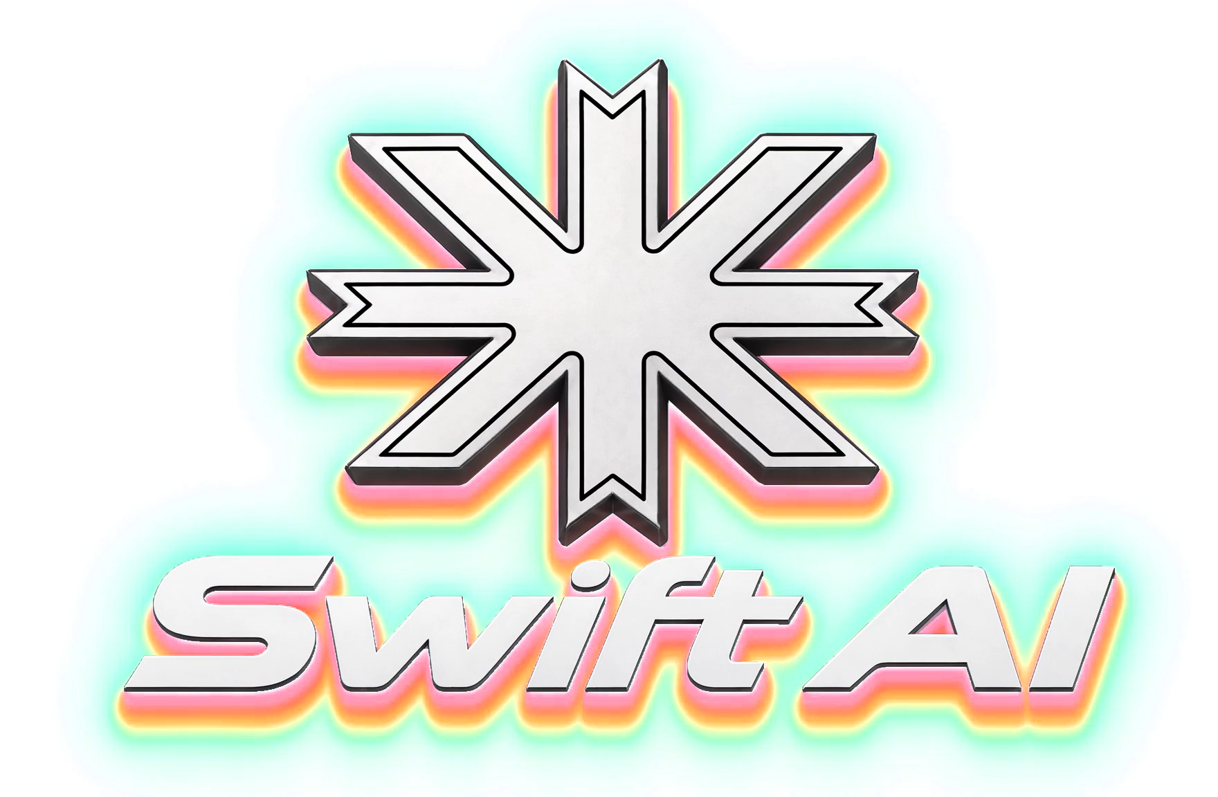 Swift AI star and wordmark in color